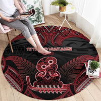 New Zealand Waitangi Day Round Carpet Te Tiriti O Waitangi 1840 - Polynesian Pride