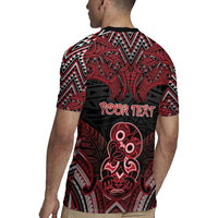 Personalised New Zealand Waitangi Day Rugby Jersey Te Tiriti O Waitangi 1840 - Polynesian Pride