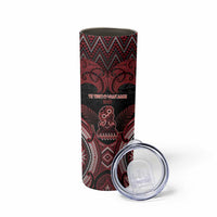 Personalised New Zealand Waitangi Day Skinny Tumbler Te Tiriti O Waitangi 1840 - Polynesian Pride