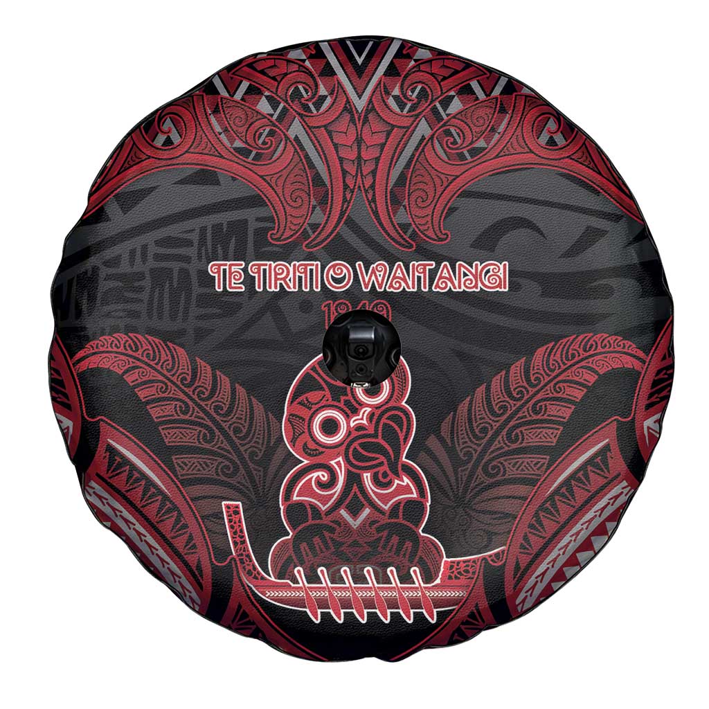 New Zealand Waitangi Day Spare Tire Cover Te Tiriti O Waitangi 1840 - Polynesian Pride