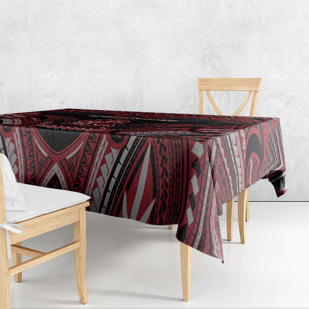 New Zealand Waitangi Day Tablecloth Te Tiriti O Waitangi 1840 - Polynesian Pride
