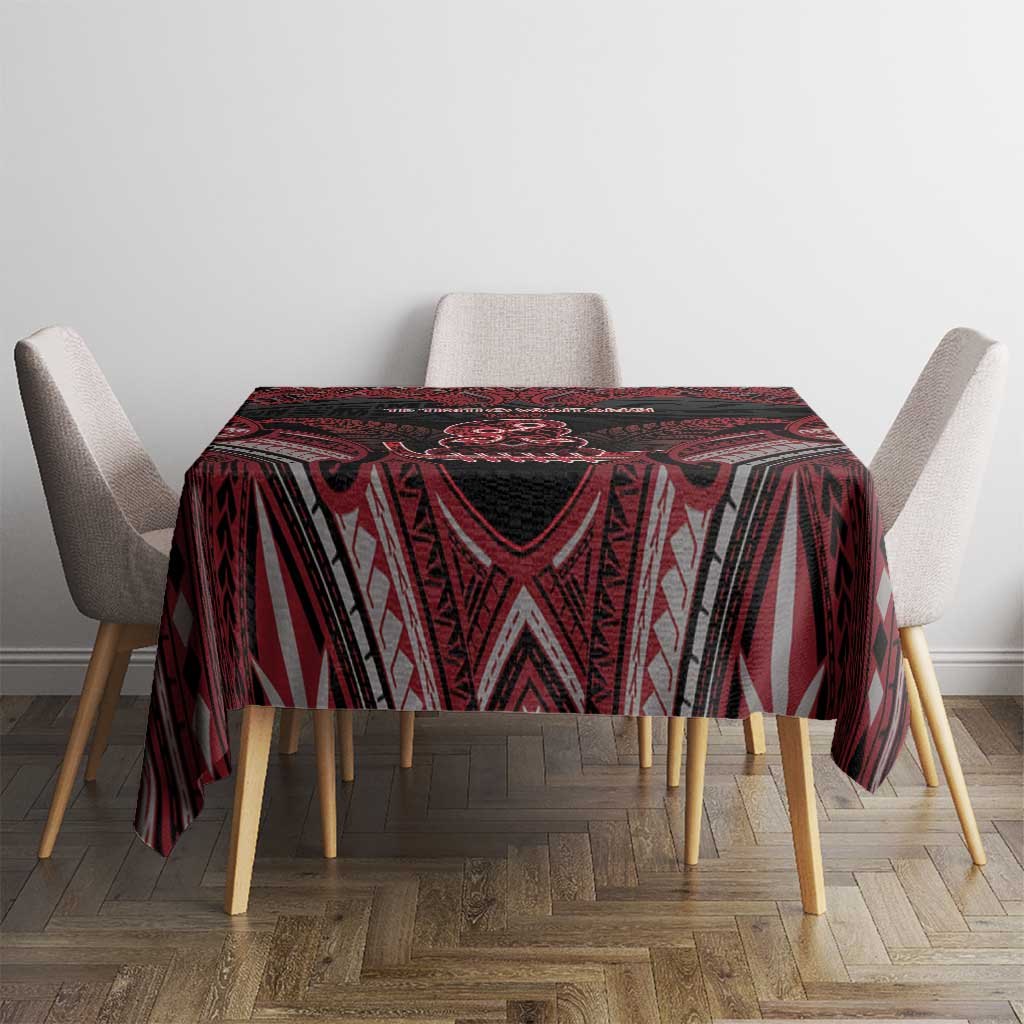 New Zealand Waitangi Day Tablecloth Te Tiriti O Waitangi 1840 - Polynesian Pride