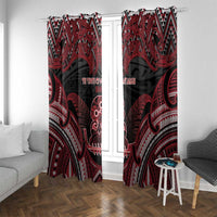 New Zealand Waitangi Day Window Curtain Te Tiriti O Waitangi 1840 - Polynesian Pride