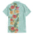 Hawaii Tropical Family Matching Outfit Hibiscus Flowers Polynesian Off Shoulder Long Sleeve Dress And Shirt Family Set