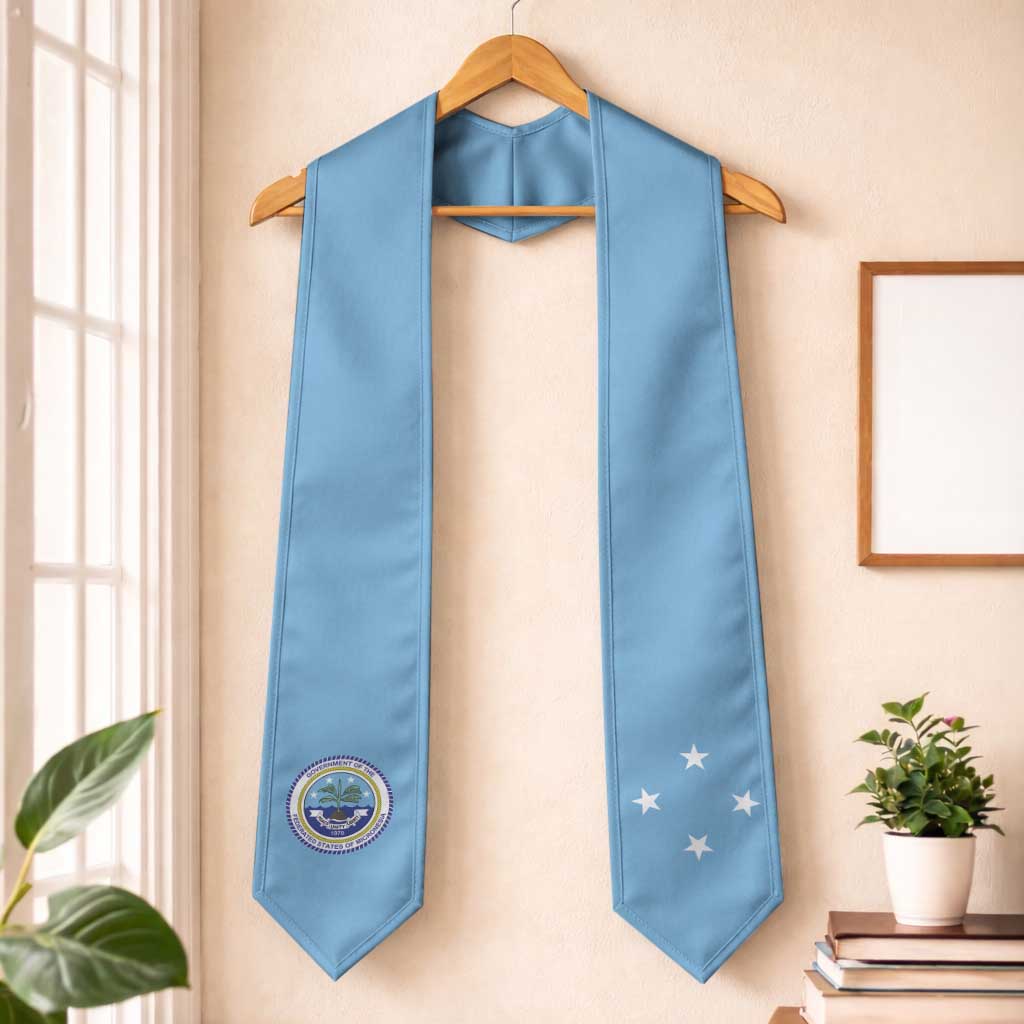Federated States Of Micronesia Graduation Stole Flag Style