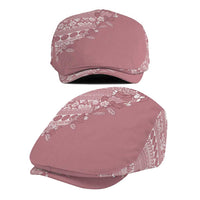 Fiji Marau na Kerisimasi Jeff Hat Dusty Rose Tagimoucia Tapa Masi Tribal - Polynesian Pride