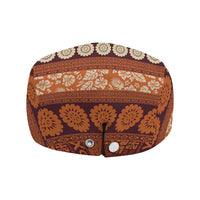 Fiji Marau na Kerisimasi Jeff Hat Gold Tapa Masi Inspired Christmas - Polynesian Pride