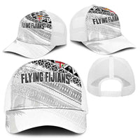 Fiji Rugby Kaiviti Masi Mesh Trucker Cap Black - Polynesian Pride