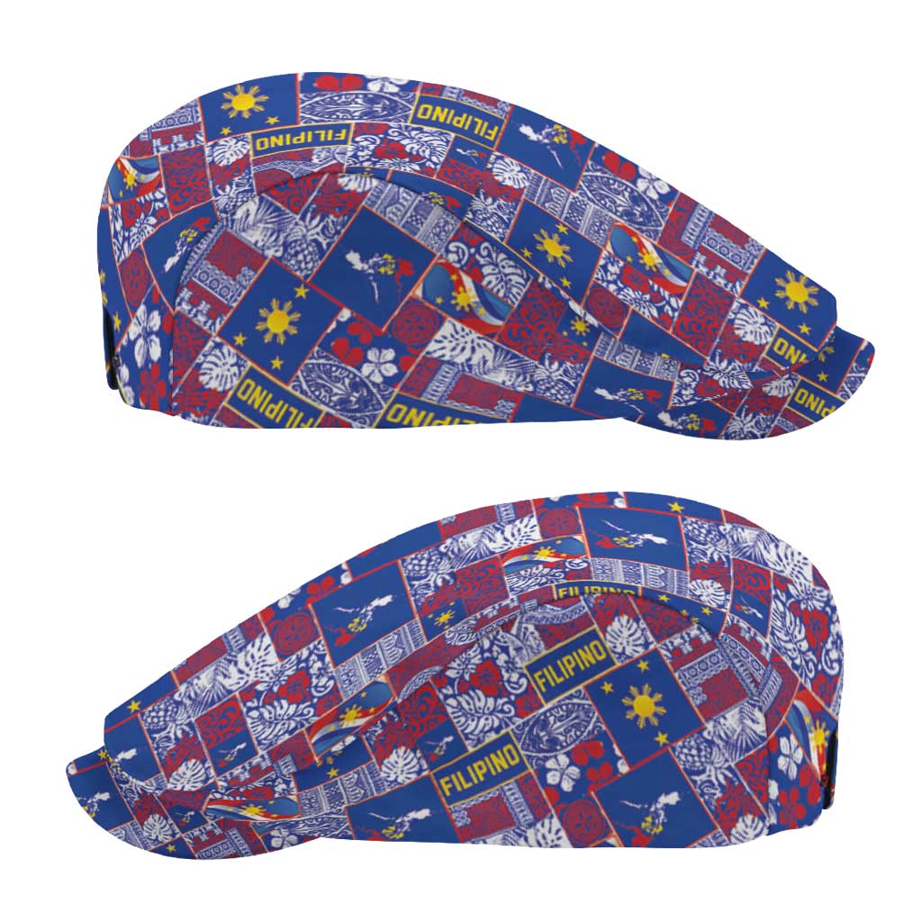 Filipino Maligayang Pasko Jeff Hat Pacific Patchwork Xmas Vibes - Polynesian Pride