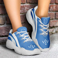 FSM Kosrae Chunky Sneakers Flag-Inspired Curve Style