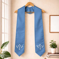 FSM Kosrae Graduation Stole Flag Style LT05 One Size Blue - Polynesian Pride