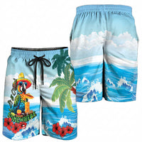 Funny Parrot Margarita Five O'clock Somewhere Shorts for Men