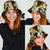 Gold Tropical Hawaii Bucket Hat Seamless Monstera Plumeria Hawaiian Pattern - Polynesian Pride