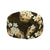 Gold Tropical Hawaii Jeff Hat Seamless Monstera Plumeria Hawaiian Pattern - Polynesian Pride