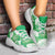 Green Aloha Hawaii Chunky Sneakers Monstera Hibiscus Plumeria Seamless Vibes - Polynesian Pride