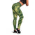 Green Aloha Hawaii Leggings Hawaiian Kakau Ohia Lehua Lei - Polynesian Pride