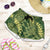Green Aloha Hawaii Shorts for Women Hawaiian Kakau Ohia Lehua Lei - Polynesian Pride