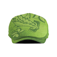 Green Gradient Polynesia Jeff Hat Hawaiian Tribal Hammerhead Shark Tattoo - Polynesian Pride