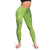 Green Gradient Polynesia Leggings Hawaiian Tribal Hammerhead Shark Tattoo - Polynesian Pride