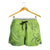 Green Gradient Polynesia Shorts for Women Hawaiian Tribal Hammerhead Shark Tattoo - Polynesian Pride