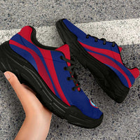 Guam Chunky Sneakers Flag-Inspired Curve Style