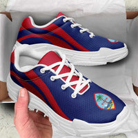 Guam Chunky Sneakers Flag-Inspired Curve Style