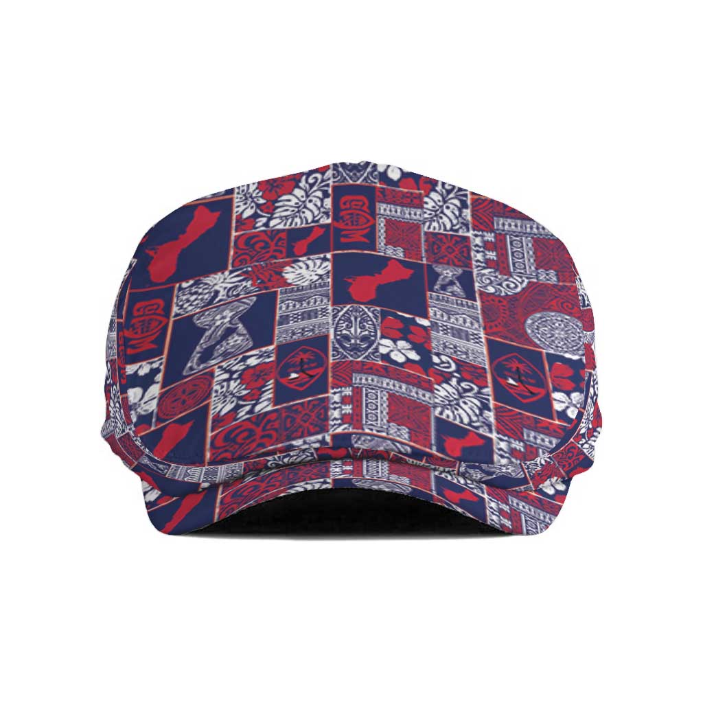 Guam Felis Pasgua Jeff Hat Pacific Patchwork Xmas Vibes - Polynesian Pride