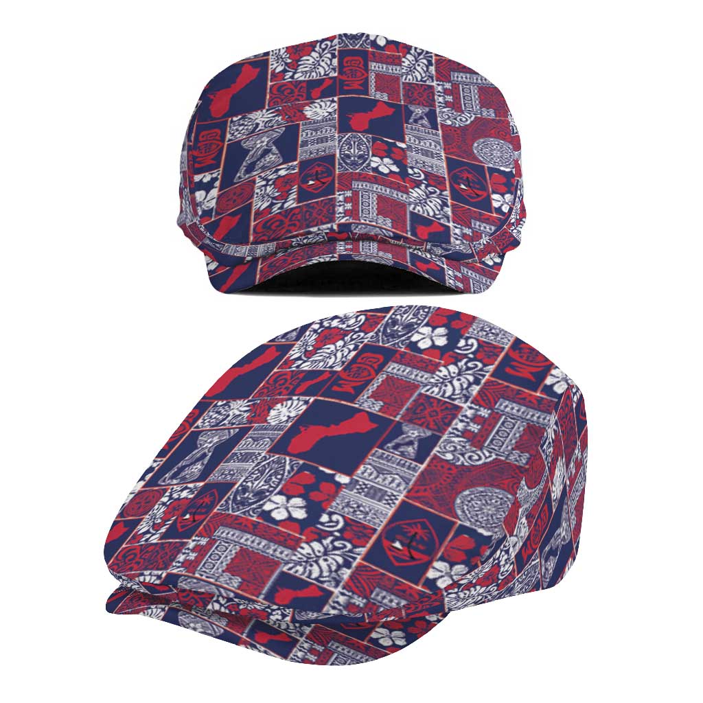 Guam Felis Pasgua Jeff Hat Pacific Patchwork Xmas Vibes - Polynesian Pride