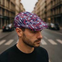 Guam Felis Pasgua Jeff Hat Pacific Patchwork Xmas Vibes - Polynesian Pride