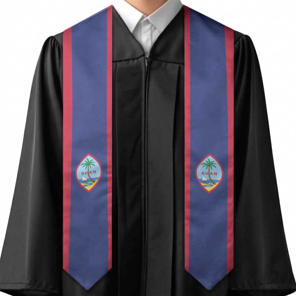 Guam Graduation Stole Flag Style LT05 - Polynesian Pride
