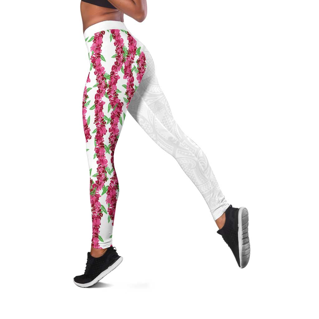Hawaii Aalii Lei Leggings Aalii Ku Makani