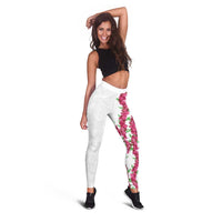 Hawaii Aalii Lei Leggings Aalii Ku Makani