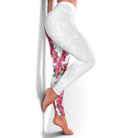 Hawaii Aalii Lei Leggings Aalii Ku Makani