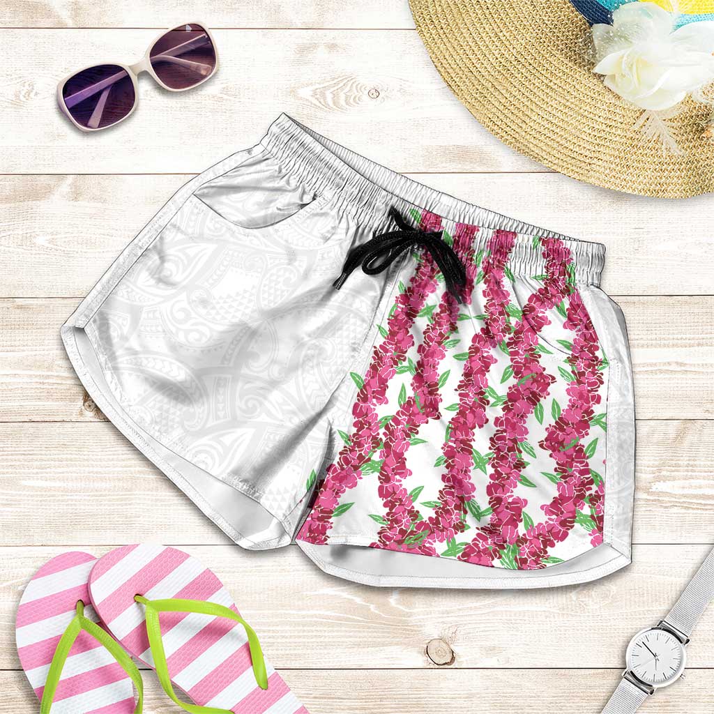 Hawaii Aalii Lei Shorts for Women Aalii Ku Makani