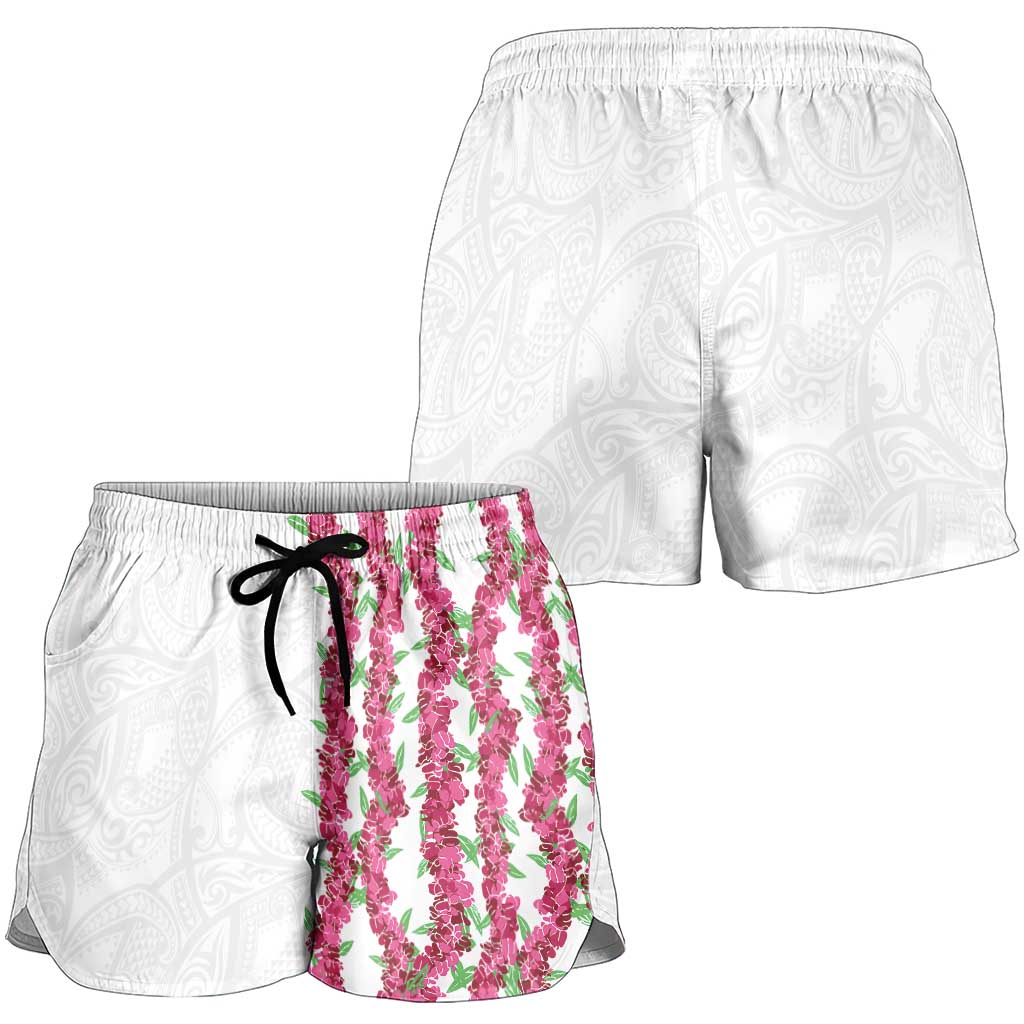 Hawaii Aalii Lei Shorts for Women Aalii Ku Makani