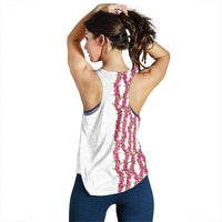 Hawaii Aalii Lei Women Racerback Tank Aalii Ku Makani