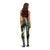 Hawaii Aloha Kakau Leggings Puakenikeni and Maile Lei Twist