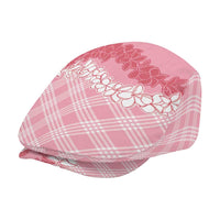 Hawaii Aloha Plumeria Lei Pink Palaka Jeff Hat - Polynesian Pride