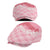 Hawaii Aloha Plumeria Lei Pink Palaka Jeff Hat - Polynesian Pride
