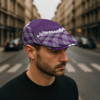 Hawaii Aloha Plumeria Lei Violet Palaka Jeff Hat - Polynesian Pride