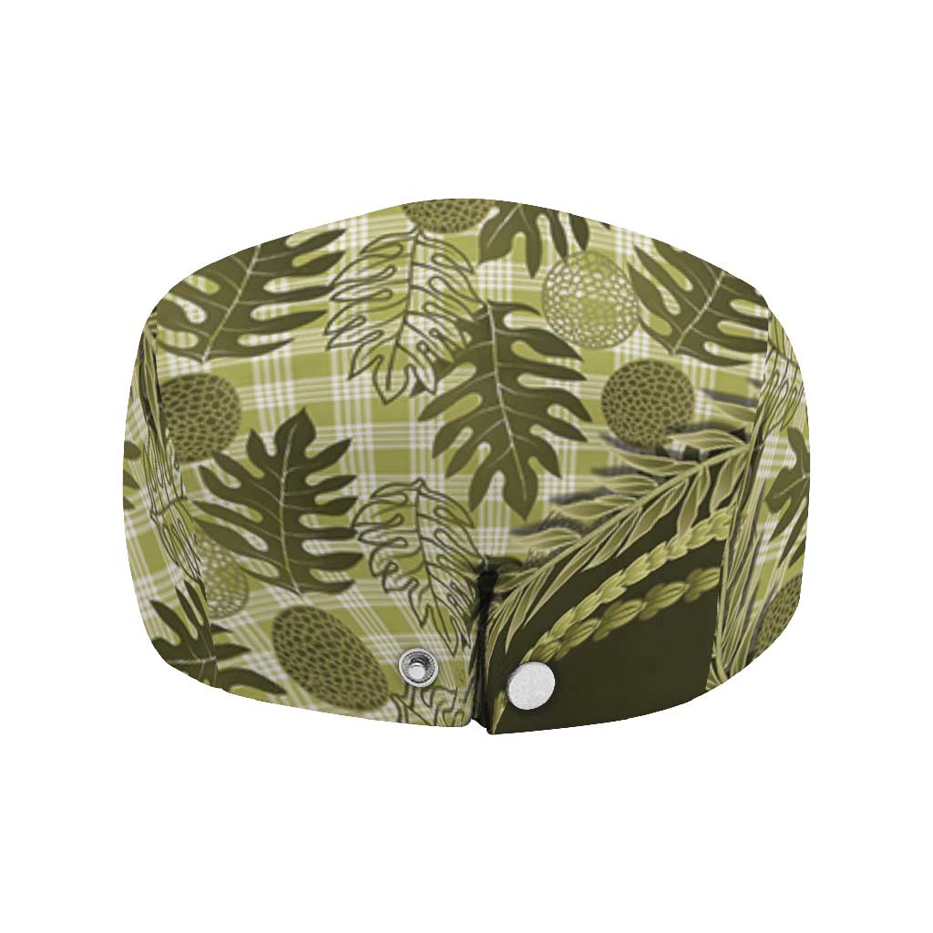 Hawaii Breadfruit Palaka Jeff Hat Omaomao Maile Lei - Polynesian Pride