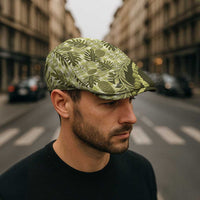 Hawaii Breadfruit Palaka Jeff Hat Omaomao Maile Lei - Polynesian Pride