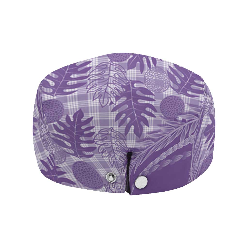 Hawaii Breadfruit Palaka Jeff Hat Poni Maile Lei - Polynesian Pride