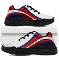 Hawaii Chunky Sneakers Flag-Inspired Curve Style