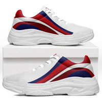 Hawaii Chunky Sneakers Flag-Inspired Curve Style