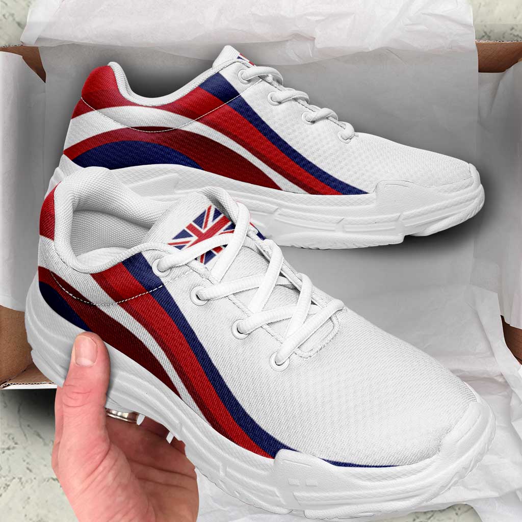 Hawaii Chunky Sneakers Flag-Inspired Curve Style