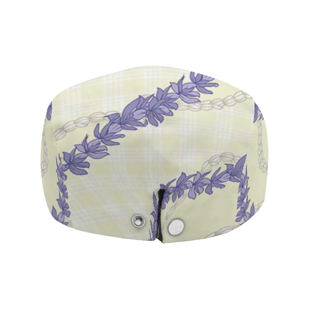 Hawaii Honohono Palaka Motifs Jeff Hat Hawaiian Orchid Lei