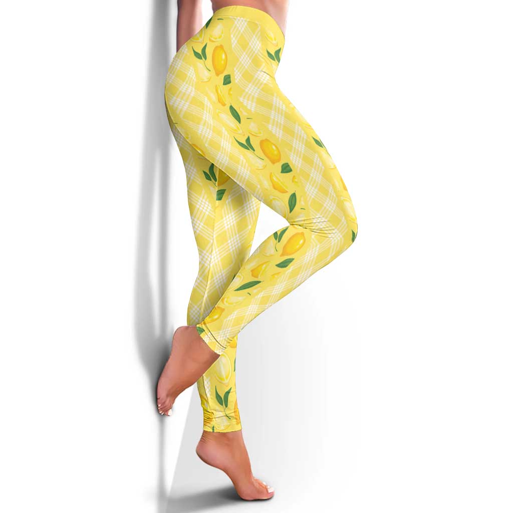 Hawaii Lemon Palaka Leggings Striped Stylized LT01 - Polynesian Pride