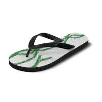 Hawaii Maile Lei Flip Flops Aloha White Color