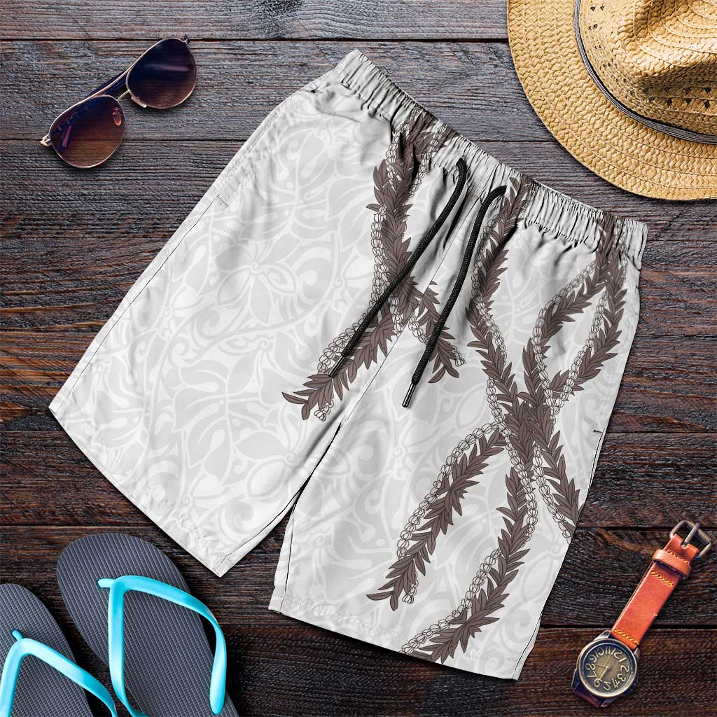 Hawaii Maile Lei Shorts for Men Aloha The Grey Color